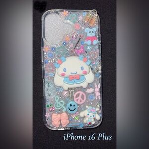 Decorative Phone Case for iPhone 16 Plus